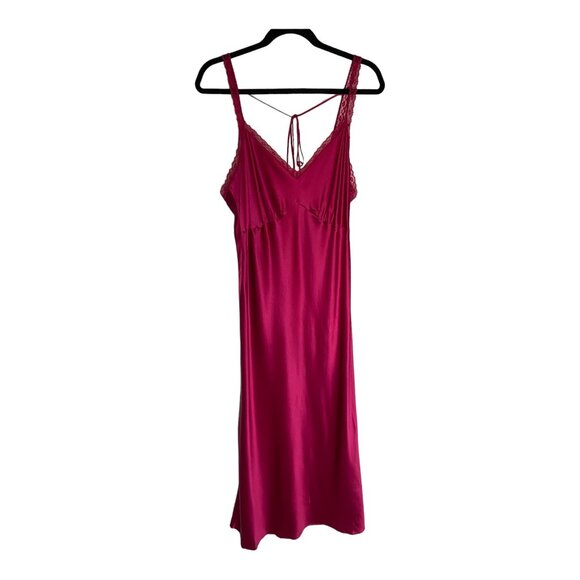 NWT Reformation Meadowlark Silk Slip Pink Dress-sz 12 - Picture 2 of 10